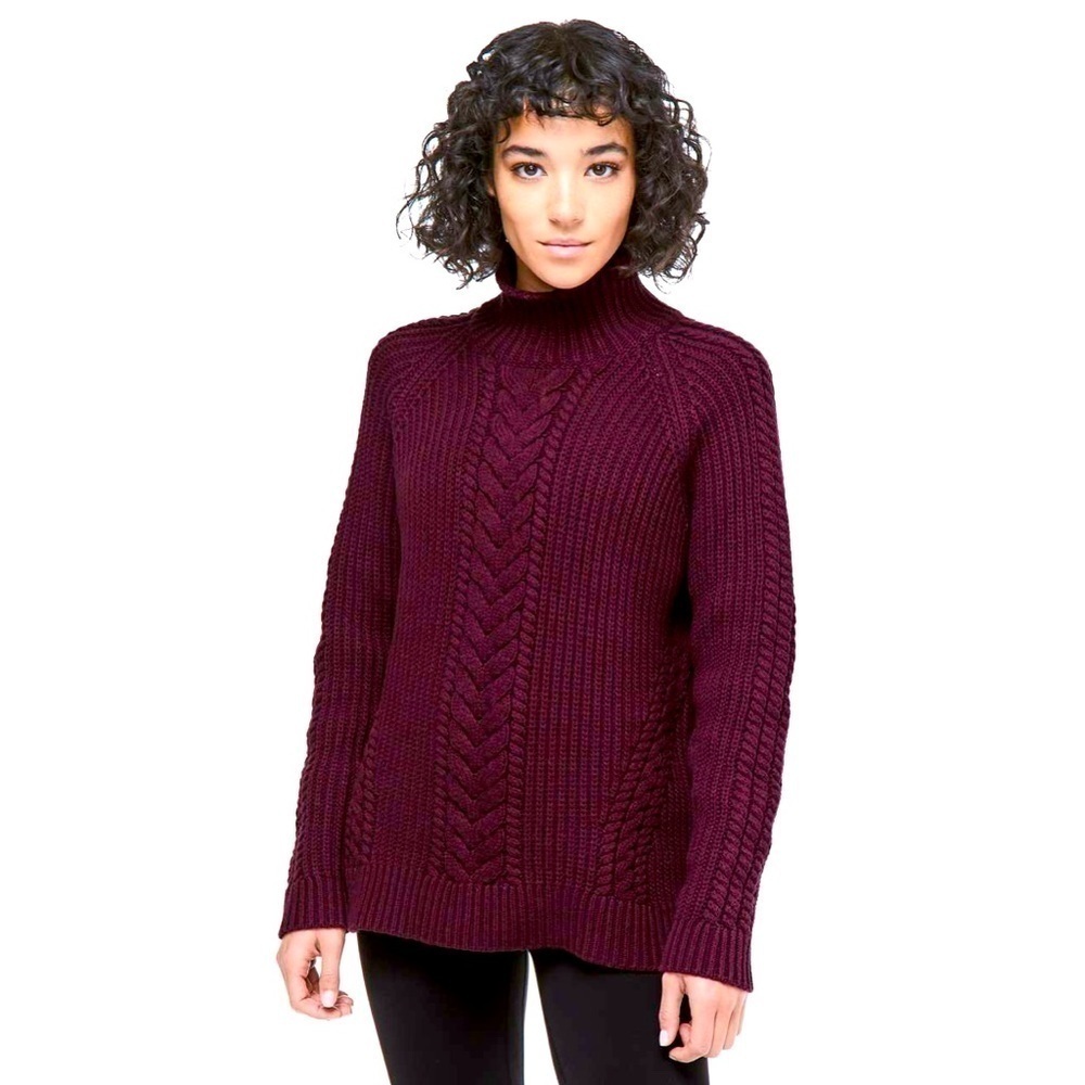 Lululemon Bring The Cozy Chunky Cotton Turtleneck